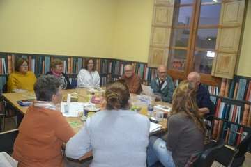 Compartiendo lecturas en Telde (Foto Inma Perera)